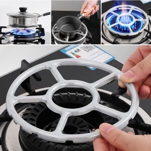 Universal Stainless Steel Gas Stove Bracket Kitchen Non Slip Cast Iron Stove Trivets Cooktop Range Pan Holder Stand Milk Pot Holder