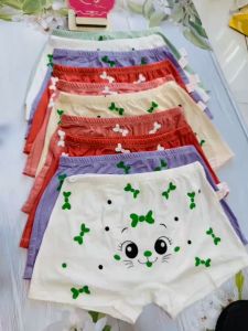 Sét 5 Quần Lót Đùi Bé Gái (0546) Size :7 - 30Kg Cotton 100% Thấm Hút Tốt Mềm Mại Giãn Tốt Cực Xinh Xắn - Kim Yến Mẹ và Bé