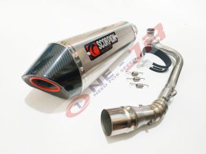 Knalpot Racing SCORPION Nmax old new Aerox 155 Mio Lexi X-ride Beat Vario 125 150 Pcx Lokal Scoopy Genio