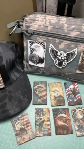 Patch Velcro dán in hình Đại Bàng - Nước Mỹ 2 ( Hình in công nghệ Decal không có viền Gân ) - Poseidon.est2019