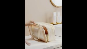 Multifunctional Portable Double Layer Cosmetic Bag Travel Wash Bag Storage Bag Beg Basuh Beg Kosmetik 双层化妆洗漱包