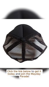 MAYDAY PARADE BAND TRUCKER/NET BLACK VINYL CAP