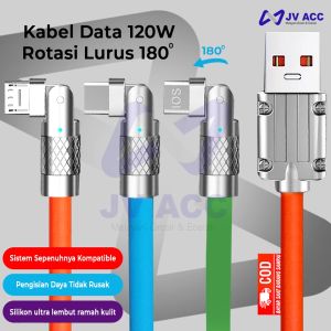 NVN-KD37 KABEL DATA CHARGER SUPER FAST CHARGING 120W ROTATE GAMING