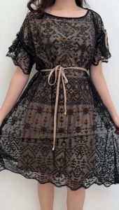 Ken-095 Dress Pesta Korean Look Elegant Vintage Look