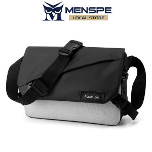 MENSPE Men Bags Fashion Shoulder Bag Cross Body Bag Leisure Messenger Bag Splicing Contrasting Colors Large Capacity Sling Bag Lightweight Casual Bag Men Fashion Leisure Bag Oxford Waterproof for Sport Street Travel Outdoor