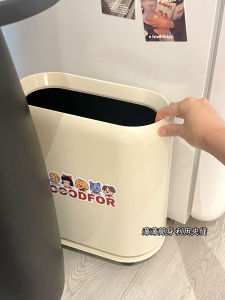 ถังขยะแบบเคลื่อนที่ได้ ความจุขนาดใหญ่ 13 ลิตร สำหรับห้องน้ำ ห้องนั่งเล่น ห้องครัว ถังขยะกระดาษทิ้ง ถังขยะแบบมีล้อ