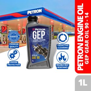 PETRON GEP Gear Oil SAE 140 & SAE 90 - High-Performance Lubricant for Heavy-Duty Gearboxes 1L