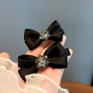 Elegant Black Butterfly Knot Hair Clip: A Stylish & Versatile Accessory