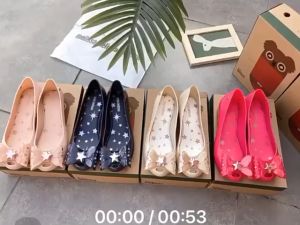 MINI MELISSA ULTRAGIRL STAR II INF (SIZE 35/36 - 40) SEPATU FLAT WANITA