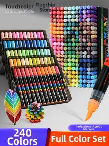 Bút Dạ Quang Mềm Đầu Nước Chống Thấm Không Tràn Acrylic
