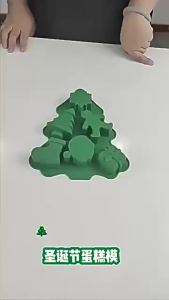 Christmas Silicone Chocolate Molds Candy Baking Moulds Handmade Snowflake Snowman Xmas Tree Gingerbread Man Santa Claus Mold
