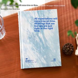 QINGHEJI | Aesthetic and Elegant Student Diary Notebook