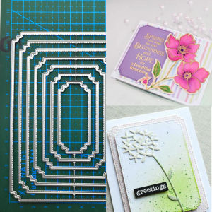 Frame Layer Metal Cutting Dies Stencils For DIY Scrapbooking Decorative Embossing Handcraft Template