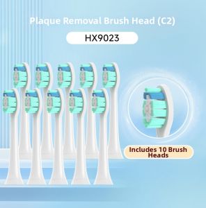 Universal Replacement Electric Toothbrush Heads Compatible with Philips HX9370 HX9342 HX9021 HX962v Deep Cleaning Adult Hardness