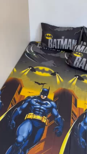 Sprei Motif Karakter HERO ANAK Terlengkap Premium Berkulitas Nyaman Set Sarung Bantal Sarung Guling