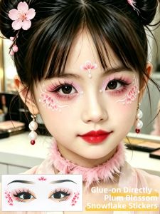 QIFUXING | Ancient Style Eye Makeup Stickers Face Stickers
