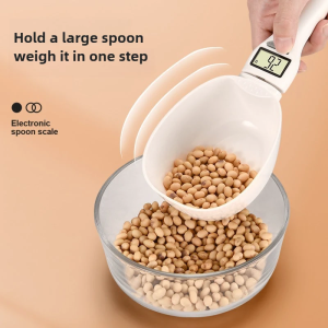 Dog Food Scale Electronic Measuring Spoon Scale High-Precision Quantitative Measuring Spoon Baking Kitchen Home Food Spoon Scale