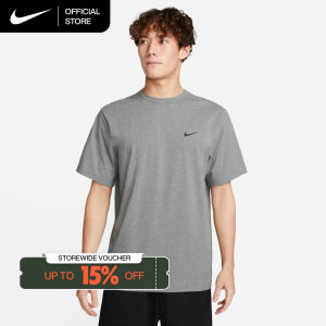Nike Dri-FIT Mens UV Hyverse Short-Sleeve Training Top - Smoke Grey [DV9840-097]