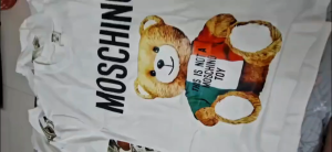 Áo thun Moschino Bear Cotton oversized rộng 100% cotton mềm mịn thoáng mát