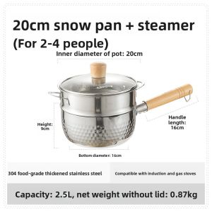 CAROTE | Baby-Friendly Snow Flat Pan Non-Stick