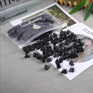 Korean Mini Black Hair Clip Set Cute Small Hair Clamp