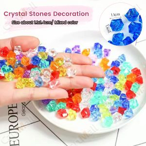 Crystal Acrylic Stones 1.4*1.1cm Vase Plant Fish Tank Vase Ornaments Wedding Party Decoration