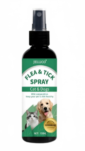 JELLICO Flea & Tick Spray for Dogs & Cats 100ml | Anti-Itch & Deodorising Spray | Peppermint Oil Formula | Flea Tick Protection | SG Ready Stock
