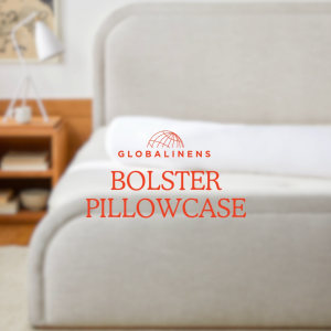 250TC Bolster Pillowcase Only Globalinens - Hotel Quality 250TC Bolster Pillowcase - 28x44 Inches