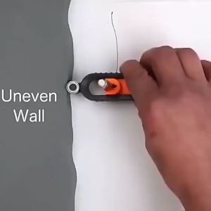 Profile Scribing Ruler Contour with Lock Adjustable Irregularity Radian For Woodworking