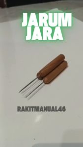 Jarum Pelubang Sol Sepatu Ujung Lancip 20 Pcs Tajam / Jarum Pembolong Kulit Alat Jahit Sol Sepatu Runcing