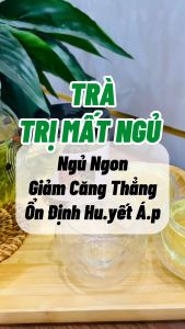 Trà hỗ trợ mất ngủ Thảo Dược Hạnh Nguyên giúp an thần ngủ ngon thanh nhiệt cải thiện tình trạng sức khỏe