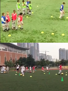 กรวยฝึกซ้อม มาร์กเกอร์โคน กรวยซ้อมฟุตบอล กรวยซ้อมกีฬา ทีมเทรนเนอร์ดีสโคน มาร์กเกอร์ฝึกทักษะ ชุด10ชิ้น