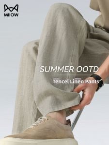 MiiOW | Breathable Lightweight Comfort-fit Linen Trousers Men