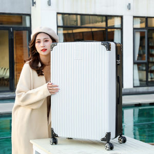 ZIYINGCHA | Large Vintage Luggage Lockable