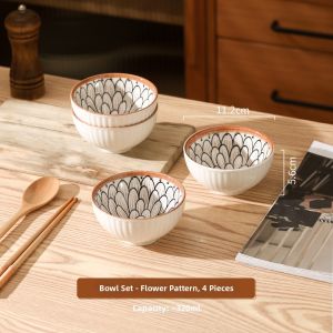Aesthetic Personal Use Ceramic Rice Bowl