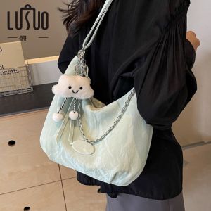 กระเป๋าถือทรงสี่เหลี่ยมขนานรูปเมฆสำหรับผู้หญิง กระเป๋าสะพายข้างทรงสี่เหลี่ยมขนาน กระเป๋าถือขนาดใหญ่ กระเป๋าสะพายข้าง กระเป๋าถือ กระเป๋าสตางค์ กระเป๋าถือแบบลำลอง