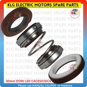 Mechanical seal Double cap 30mm 57/45 LSD CACESICISCV | shaft seal water pump