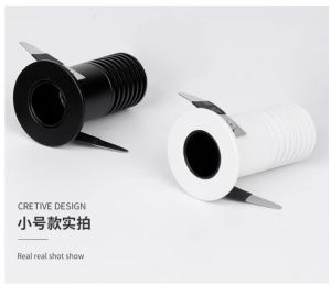 LED Cabinet Light Black/White 3w Downlight 220v Recessed Type Pin Light Spot Light 18/25mm Cut