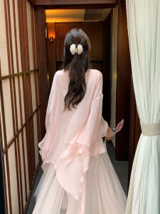 Fairy Chiffon Sun Protection Clothing Womens Summer New Arrival Sling Dress Outerwear Shawl Cardigan Outwear Tulle Blouse