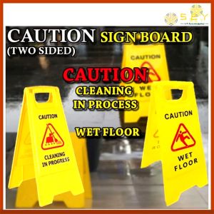 PVC WARNING SIGNBOARD NO ENTRY NO PARKING CLEANING IN PROGRESS WAT FLOOR & WORKING IN PROGRESS