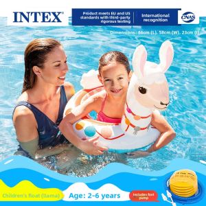 INTEX Childrens Swimming Ring Boat Life Saving Ring Underarm Ring Boys Girls 1-3-6 Years Old Kids Boat Ride Sport Fitness