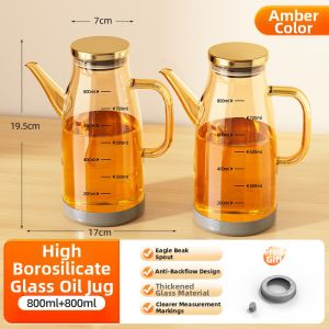 Heat Resistant Oil Bottle Non-stick and Leakproof