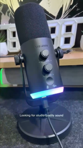 Kusky YU7 USB XLR Dynamic Microphone Set X100 Sound Card Audio Mixer for Phone PC Gaming Live Streaming