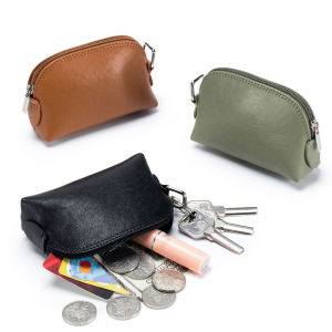 กระเป๋าเก็บของซิปแฟชั่นหนังวัว - รูปลักษณ์แท้กระเป๋าเงินสำหรับผู้หญิงเหรียญ ขนาด 9275