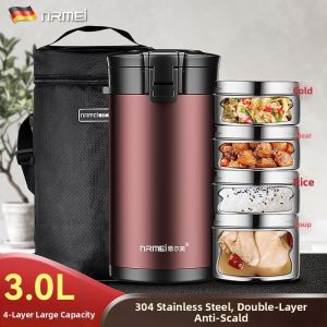 HUAYASEN | Insulated Vacuum Food Container Stainless Steel 304