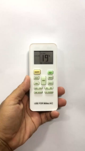 Remote Dùng Cho Máy Lạnh Midea Điều Khiển Điều Hòa RG52A2/BGEF Kèm Pin AAA