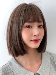 [TẶNG LƯỚI] Tóc giả nữ nguyên đầu Hàn Quốc CÓ DA ĐẦU - TG53