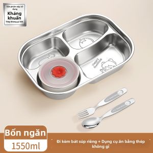 YOULUNMEI | Đĩa Phân Cách Inox 304 cho Trẻ Em