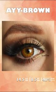 EYESHARE 2 Cái Kính Áp Tròng Màu Halloween Đỏ Xanh Anime Cosplay Không Cần Đơn Thuốc Dùng Hàng Năm Dùng Một Lần Làm Đẹp Mắt