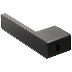 SOCINO | Indoor Bedroom Lock Quiet Scandinavian Minimalist Magnetic Handle Black-Gray Hidden Key